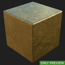 PBR Substance Material of Gold #3